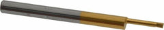 Accupro - 0.06" Min Bore Diam, 0.3" Max Bore Depth, 1/8 Shank Diam, Boring Bar - Right Hand Cut, Solid Carbide, TiN Finish - Exact Tooling