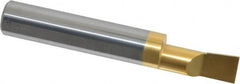 Accupro - 0.32" Min Bore Diam, 3/4" Max Bore Depth, 3/8 Shank Diam, Boring Bar - Right Hand Cut, Solid Carbide, TiN Finish - Exact Tooling