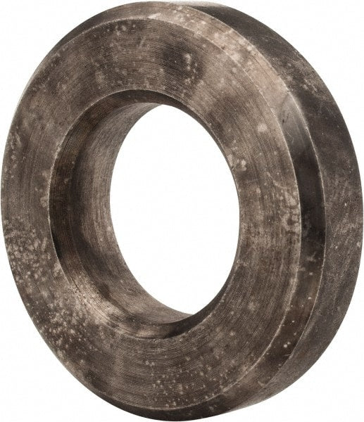 Gibraltar - 5/8" Screw, Grade 12L14 Case Hardened Steel Beveled Round Flat Washer - 21/32" ID x 1-1/4" OD, 1/4" Thick, Plain Finish - Exact Tooling