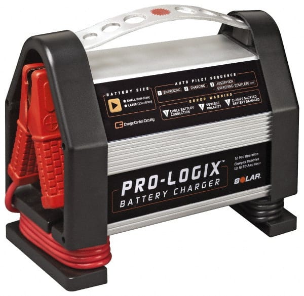 Solar - 12 Volt Pro-Logix Battery Charger - 8 Amps - Exact Tooling