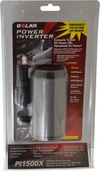 Solar - 2 Connection, 12 VDC Input, 120 VAC Output, 300 Peak Wattage, Power Inverter - 150 Watt Continuous Output Power - Exact Tooling