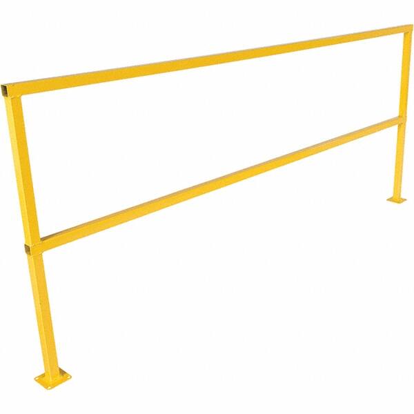 Vestil - 96" Long x 42" High, Steel Square Handrails - Exact Tooling