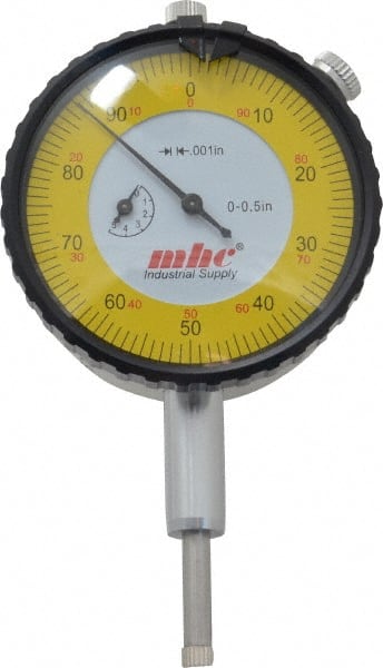 Value Collection - 1/2" Range, 0-100 Dial Reading, 0.001" Graduation Dial Drop Indicator - 2-9/32" Dial, Revolution Counter - Exact Tooling