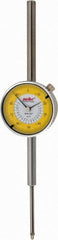 Value Collection - 2" Range, 0-100 Dial Reading, 0.001" Graduation Dial Drop Indicator - 2-9/32" Dial, Revolution Counter - Exact Tooling