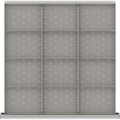 LISTA - 12-Compartment Drawer Divider Layout for 3.15" High Drawers - Exact Tooling