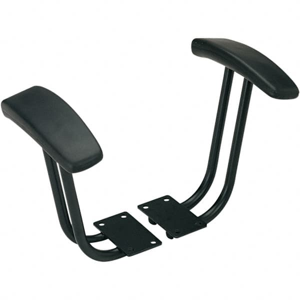 ALERA - Black Fixed Arm Kit - For Alera Interval, Essentia Series Chairs & Stools - Exact Tooling