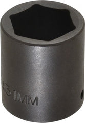 Proto - 1/2" Drive 31mm Standard Impact Socket - 6 Points, 2" OAL - Exact Tooling