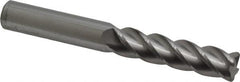 Accupro - 1/2", 4 Flute, Single End, Solid Carbide, 0.06" Corner Radius End Mill - 4" OAL, 40° Helix, Right Hand Flute, 2" LOC, Right Hand Cut - Exact Tooling