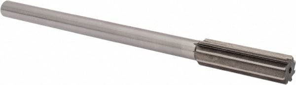 Interstate - 0.583" High Speed Steel Chucking Reamer - Exact Tooling