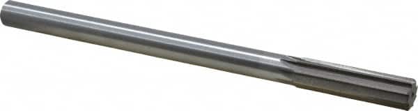 Interstate - 0.61" High Speed Steel Chucking Reamer - Exact Tooling