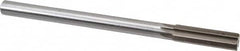Interstate - 0.634" High Speed Steel Chucking Reamer - Straight Flute, 9/16" Straight Shank, 2-1/4" Flute Length, 9" OAL - Exact Tooling