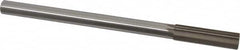 Interstate - 0.65" High Speed Steel Chucking Reamer - Straight Flute, 9/16" Straight Shank, 2-1/4" Flute Length, 9" OAL - Exact Tooling