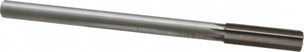 Interstate - 0.665" High Speed Steel Chucking Reamer - Straight Flute, 9/16" Straight Shank, 2-1/4" Flute Length, 9" OAL - Exact Tooling