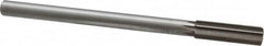 Interstate - 0.665" High Speed Steel Chucking Reamer - Straight Flute, 9/16" Straight Shank, 2-1/4" Flute Length, 9" OAL - Exact Tooling