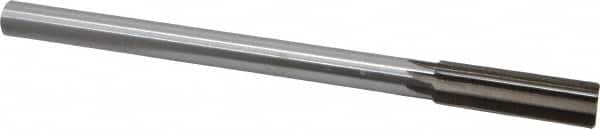 Interstate - 0.693" High Speed Steel Chucking Reamer - Straight Flute, 9/16" Straight Shank, 2-1/4" Flute Length, 9" OAL - Exact Tooling
