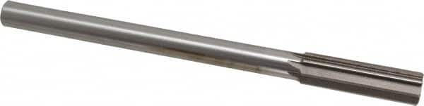 Interstate - 0.762" High Speed Steel Chucking Reamer - Straight Flute, 5/8" Straight Shank, 2-1/2" Flute Length, 9-1/2" OAL - Exact Tooling
