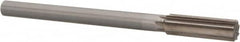 Interstate - 0.763" High Speed Steel Chucking Reamer - Straight Flute, 5/8" Straight Shank, 2-1/2" Flute Length, 9-1/2" OAL - Exact Tooling