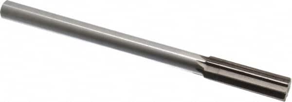 Interstate - 0.769" High Speed Steel Chucking Reamer - Straight Flute, 5/8" Straight Shank, 2-1/2" Flute Length, 9-1/2" OAL - Exact Tooling