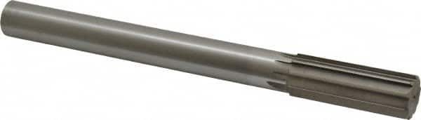 Interstate - 1" High Speed Steel Chucking Reamer - Straight Flute, 7/8" Straight Shank, 2-3/4" Flute Length, 10-1/2" OAL - Exact Tooling