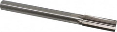 Interstate - 1" High Speed Steel Chucking Reamer - Straight Flute, 7/8" Straight Shank, 2-3/4" Flute Length, 10-1/2" OAL - Exact Tooling
