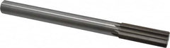 Interstate - 1" High Speed Steel Chucking Reamer - Straight Flute, 7/8" Straight Shank, 2-3/4" Flute Length, 10-1/2" OAL - Exact Tooling