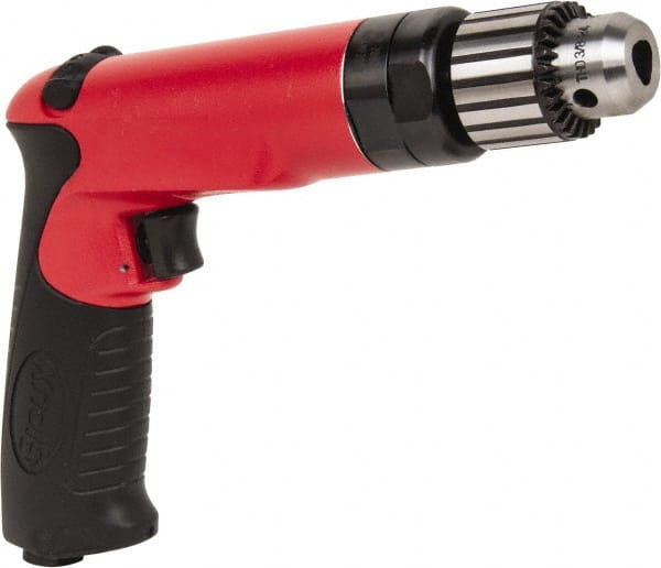 Sioux Tools - 3/8" Reversible Keyed Chuck - Pistol Grip Handle, 2,000 RPM, 14.16 LPS, 30 CFM, 1 hp - Exact Tooling