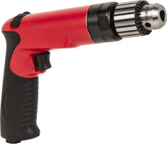 Sioux Tools - 3/8" Reversible Keyed Chuck - Pistol Grip Handle, 2,000 RPM, 14.16 LPS, 30 CFM, 1 hp - Exact Tooling