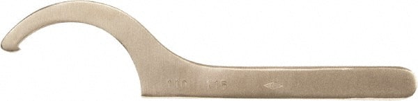 Ampco - 2-1/4" to 2-7/16" Capacity, Spanner Wrench - Nonsparking - Exact Tooling