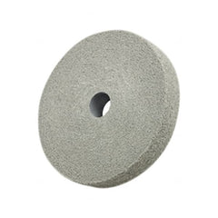 3M - 6" Diam, 1/2" Face Width, 1" Center Hole, Fine Grade, Silicon Carbide Deburring Wheel - Convolute, Density 9 Grade - Exact Tooling