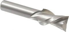 Onsrud - 3/4" Cutting Diam x 1-1/4" Length of Cut, 2 Flute, Downcut Spiral Router Bit - Uncoated, Right Hand Cut, High Speed Steel, 3-1/4" OAL x 1/2" Shank Diam, Double Edge, 19 to 32° Helix Angle - Exact Tooling