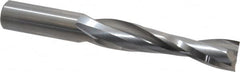 Onsrud - 1/2" Cutting Diam x 2-1/8" Length of Cut, 2 Flute, Upcut Spiral Router Bit - Uncoated, Right Hand Cut, Solid Carbide, 4" OAL x 1/2" Shank Diam, Double Edge, 22° Helix Angle - Exact Tooling