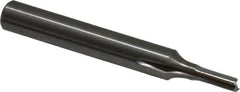 Onsrud - 1/8" Diam, 1/4" Shank Diam, 5/16" Length of Cut, 2 Flute Double Edge Straight Router Bit - 2" Overall Length, Right Hand Cut, Solid Carbide - Exact Tooling