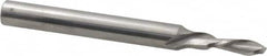 Onsrud - 5/32" Cutting Diam x 1/2" Length of Cut, 2 Flute, Downcut Spiral Router Bit - Uncoated, Right Hand Cut, Solid Carbide, 2-1/2" OAL x 1/4" Shank Diam, Double Edge, 30° Helix Angle - Exact Tooling