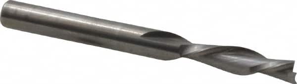 Onsrud - 3/16" Cutting Diam x 3/4" Length of Cut, 2 Flute, Downcut Spiral Router Bit - Uncoated, Right Hand Cut, Solid Carbide, 2" OAL x 3/16" Shank Diam, Double Edge - Exact Tooling