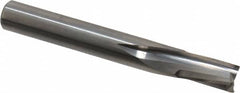 Onsrud - 3/8" Cutting Diam x 5/8" Length of Cut, 3 Flute, Downcut Spiral Router Bit - Uncoated, Right Hand Cut, Solid Carbide, 3" OAL x 3/8" Shank Diam, Three Edge, 10° Helix Angle - Exact Tooling