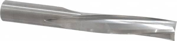 Onsrud - 3/4" Cutting Diam x 3-1/8" Length of Cut, 3 Flute, Downcut Spiral Router Bit - Uncoated, Right Hand Cut, Solid Carbide, 6" OAL x 3/4" Shank Diam, Three Edge, 10° Helix Angle - Exact Tooling