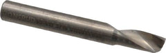 Onsrud - 3/16" Cutting Diam x 3/8" Length of Cut, 1 Flute, Upcut Spiral Router Bit - Uncoated, Right Hand Cut, Solid Carbide, 1-1/2" OAL x 3/16" Shank Diam, Single Edge, 22° Helix Angle - Exact Tooling