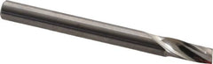 Onsrud - 3/16" Cutting Diam x 3/8" Length of Cut, 1 Flute, Upcut Spiral Router Bit - Uncoated, Right Hand Cut, Solid Carbide, 2" OAL x 3/16" Shank Diam, Single Edge, 21° Helix Angle - Exact Tooling