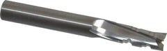 Onsrud - 3/8" Cutting Diam x 7/8" Length of Cut, 3 Flute, Upcut Spiral Router Bit - Uncoated, Right Hand Cut, Solid Carbide, 3" OAL x 3/8" Shank Diam, Three Edge, 10° Helix Angle - Exact Tooling