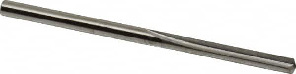 SGS - #35, 0.11", 140° Point, Solid Carbide Straight Flute Drill Bit - Exact Tooling