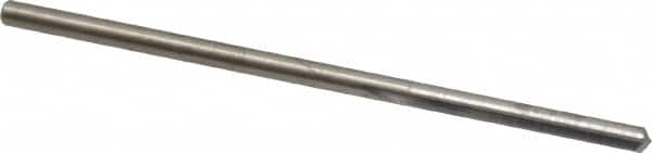 SGS - #49, 0.073", 140° Point, Solid Carbide Straight Flute Drill Bit - Exact Tooling