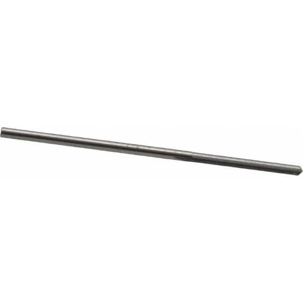 SGS - #51, 0.067", 140° Point, Solid Carbide Straight Flute Drill Bit - Exact Tooling