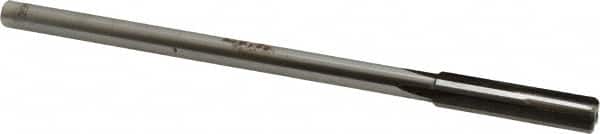 Made in USA - 0.346" Carbide-Tipped 4 Flute Chucking Reamer - Straight Flute, 9/32" Straight Shank, 1-1/2" Flute Length, 6" OAL - Exact Tooling