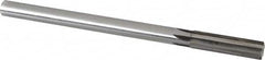 Made in USA - 0.616" Carbide-Tipped 6 Flute Chucking Reamer - Straight Flute, 9/16" Straight Shank, 2-1/4" Flute Length, 9" OAL - Exact Tooling