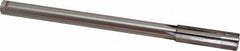 Made in USA - 0.677" Carbide-Tipped 6 Flute Chucking Reamer - Straight Flute, 9/16" Straight Shank, 2-1/4" Flute Length, 9" OAL - Exact Tooling