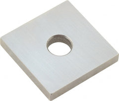 Mitutoyo - 0.142" Square Steel Gage Block - Accuracy Grade 0, Includes Certificate of Inspection - Exact Tooling