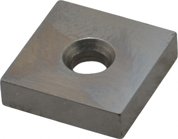 Mitutoyo - 0.25" Square Steel Gage Block - Accuracy Grade 0, Includes Certificate of Inspection - Exact Tooling