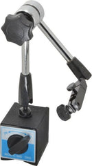 Value Collection - 58.97 Lb Magnetic Force, Fine Adjustment Indicator Positioner & Holder with Base - Articulated Arm, Rectangular Base, 2-1/8" Base Height, 2-1/4" Base Length, 2" Base Width - Exact Tooling