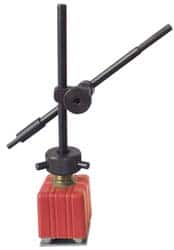 Value Collection - 38mm Wide Magnetic Indicator Base with Holders - Post & Rod Arm (Swivel) - Exact Tooling