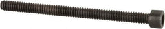 Value Collection - #1-64 UNC Hex Socket Drive, Socket Cap Screw - Alloy Steel, Black Oxide Finish, Partially Threaded, 1" Length Under Head - Exact Tooling